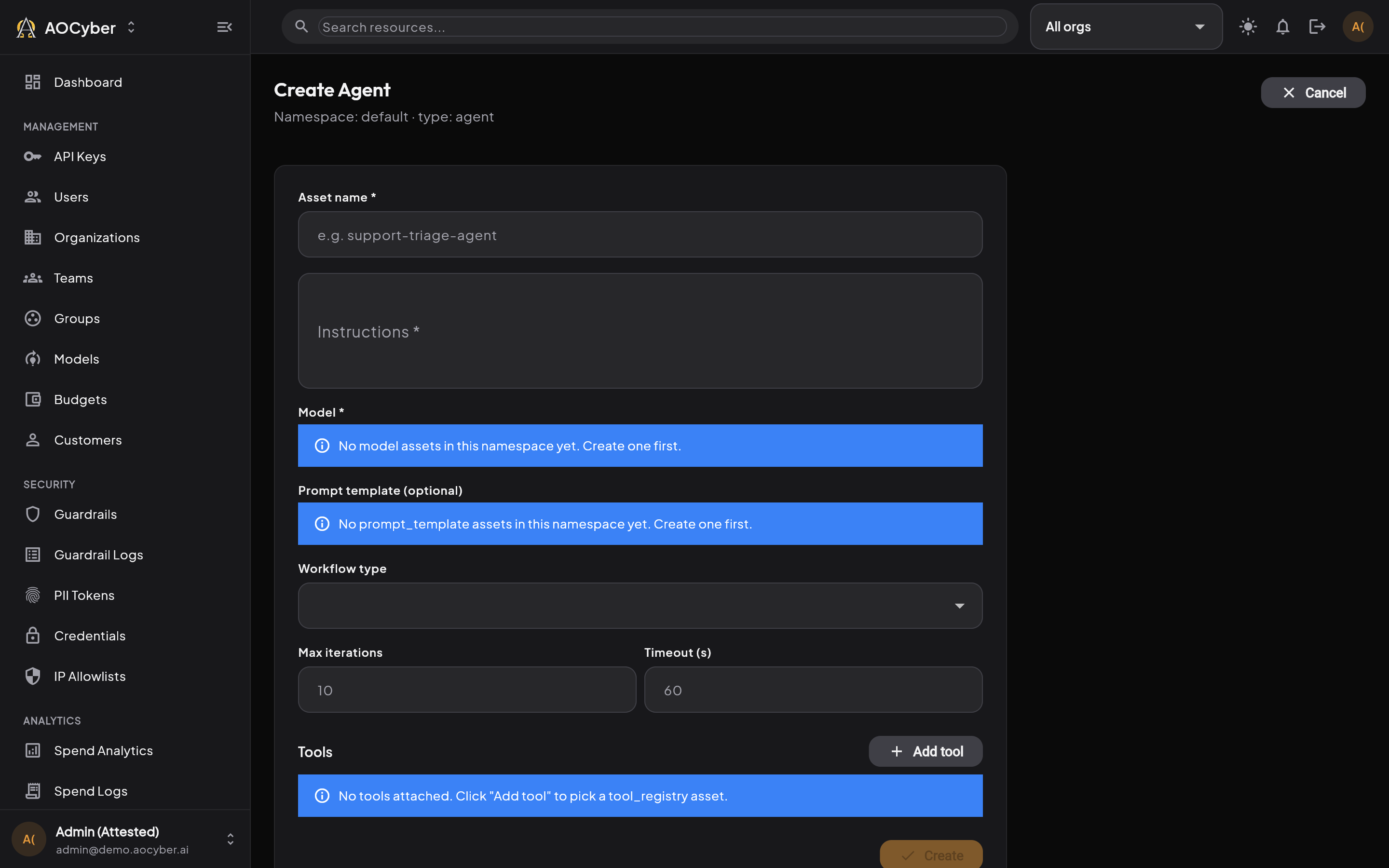 Create AI Asset