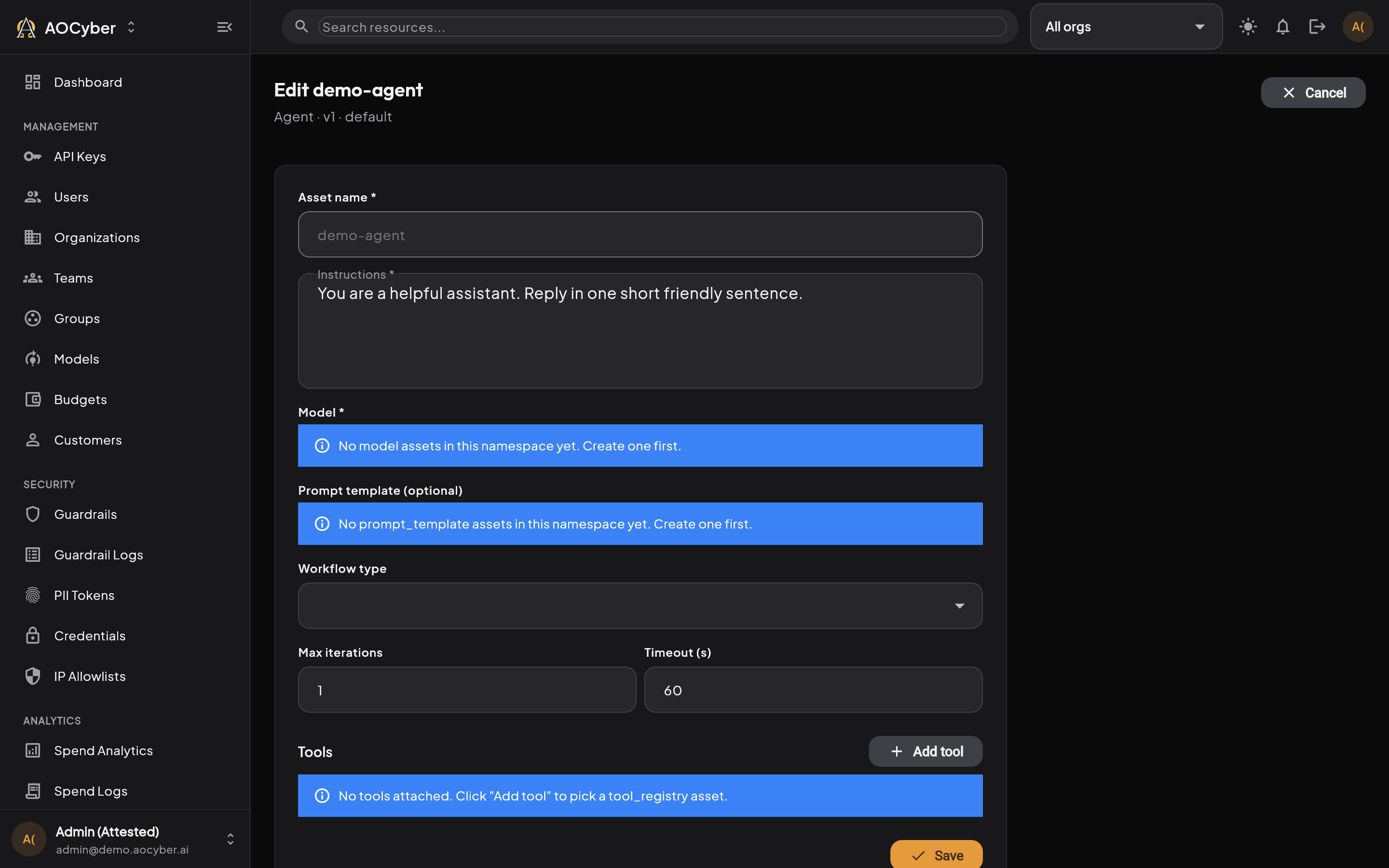 Edit AI Asset