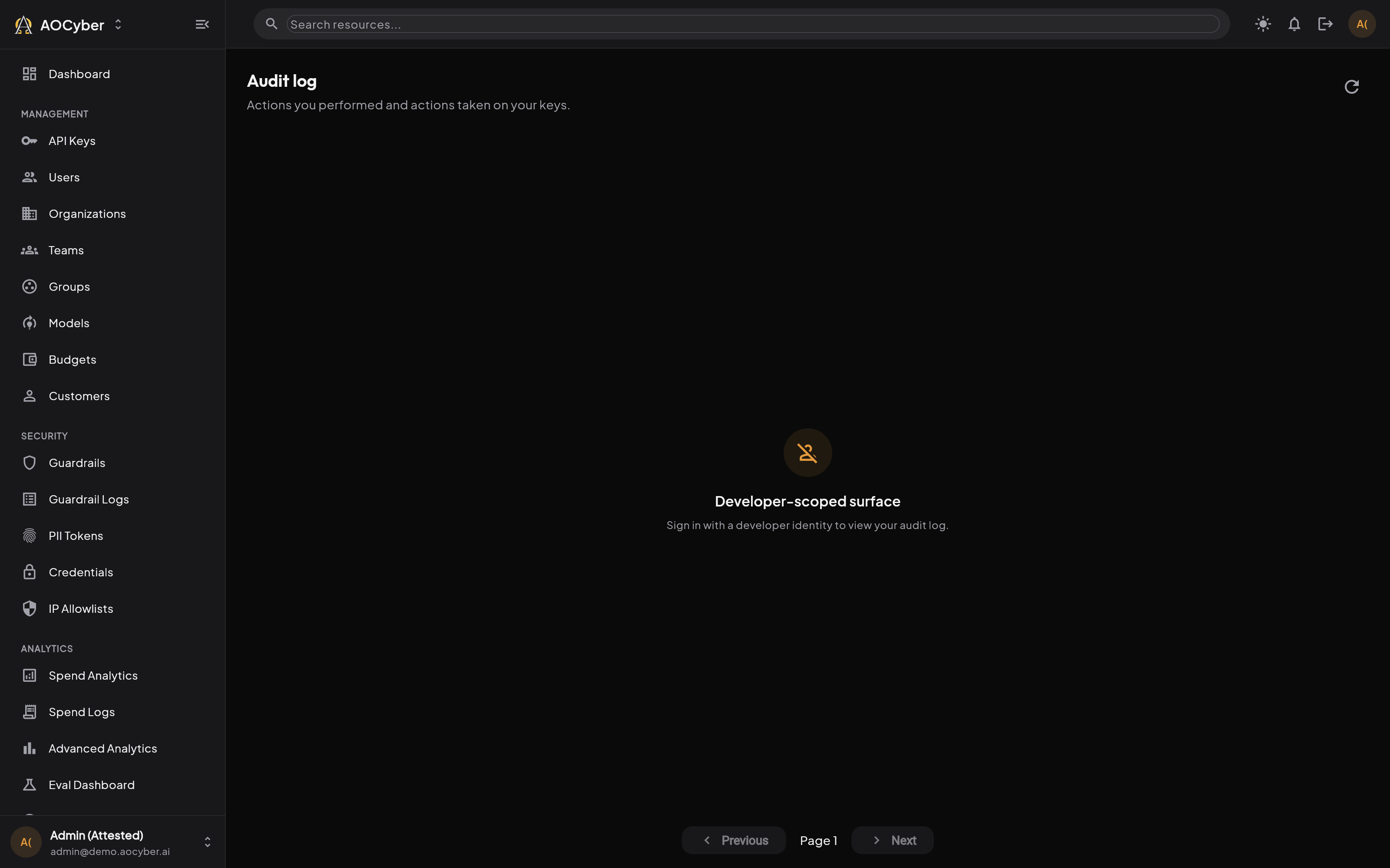 Portal — Audit