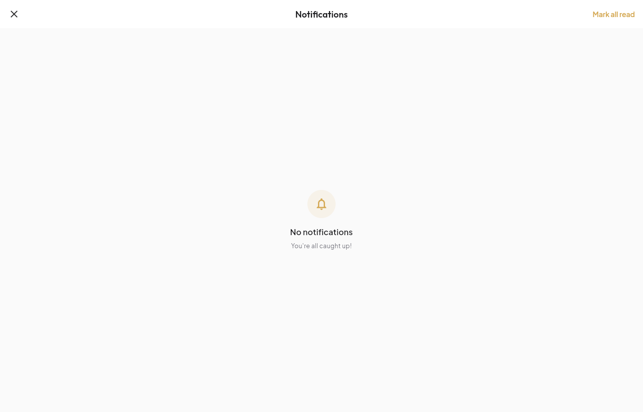 The notification centre